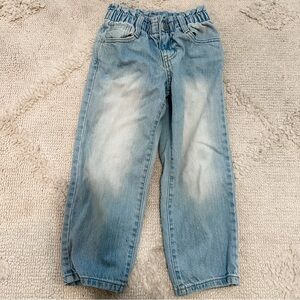Cat & Jack Light Blue Paperbag Waist Kids Jeans